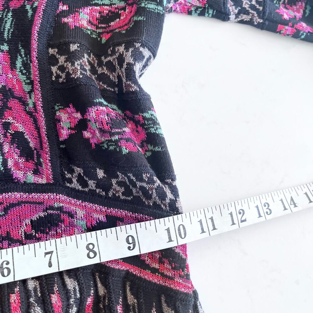 Anthropologie Cecilia Prado Emi Midi Floral Sweater Dress XS - Picture 13 of 15